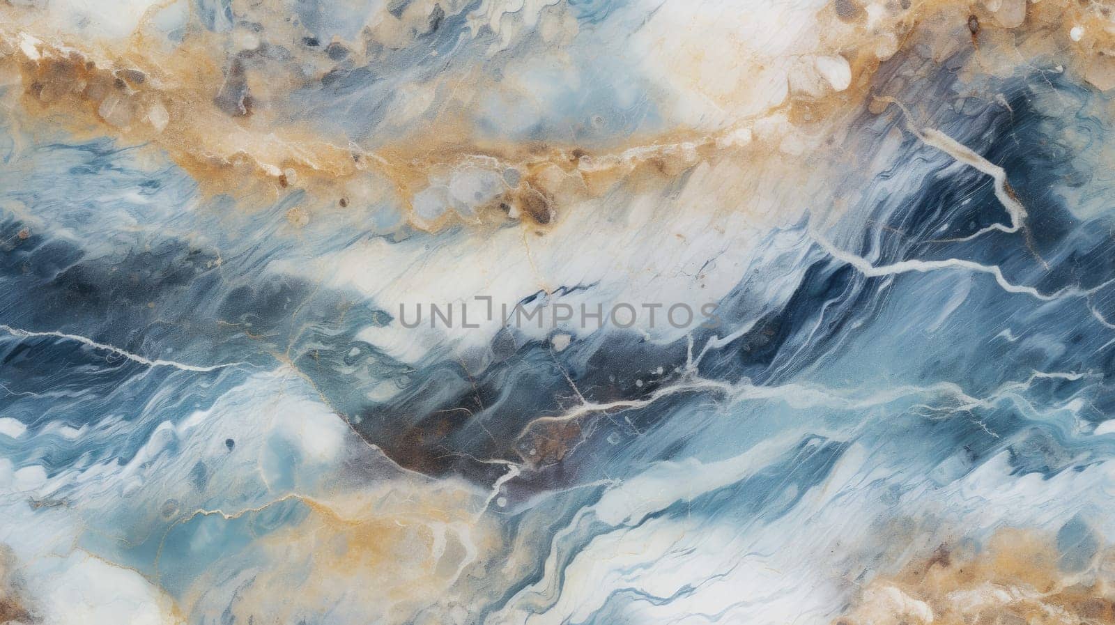 abstract marble texture agate navy blue, ai