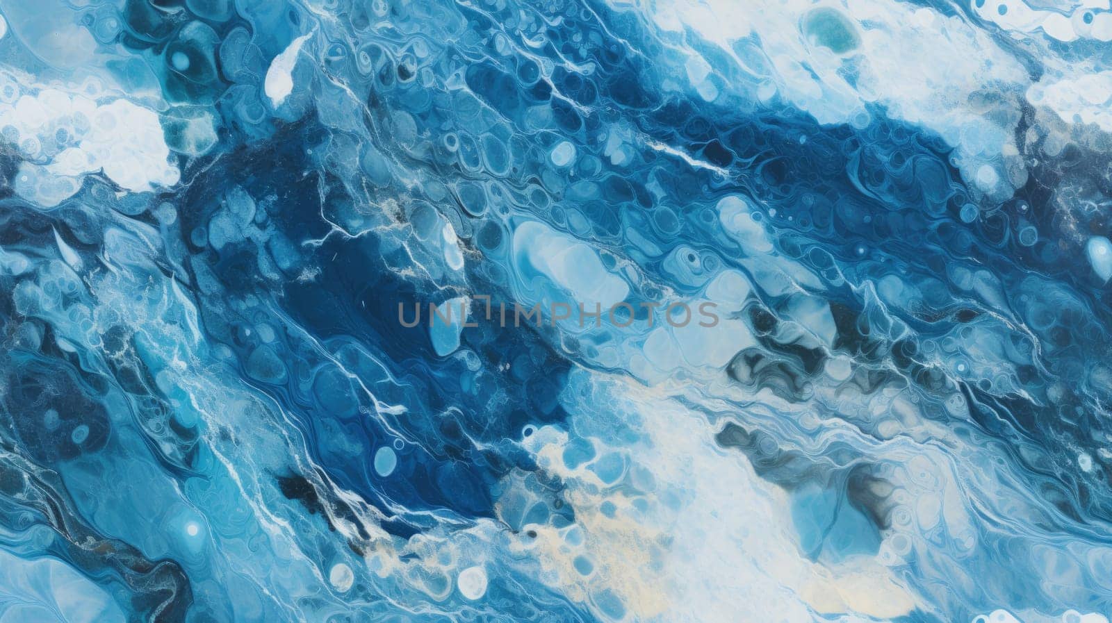 abstract marble texture agate navy blue, ai