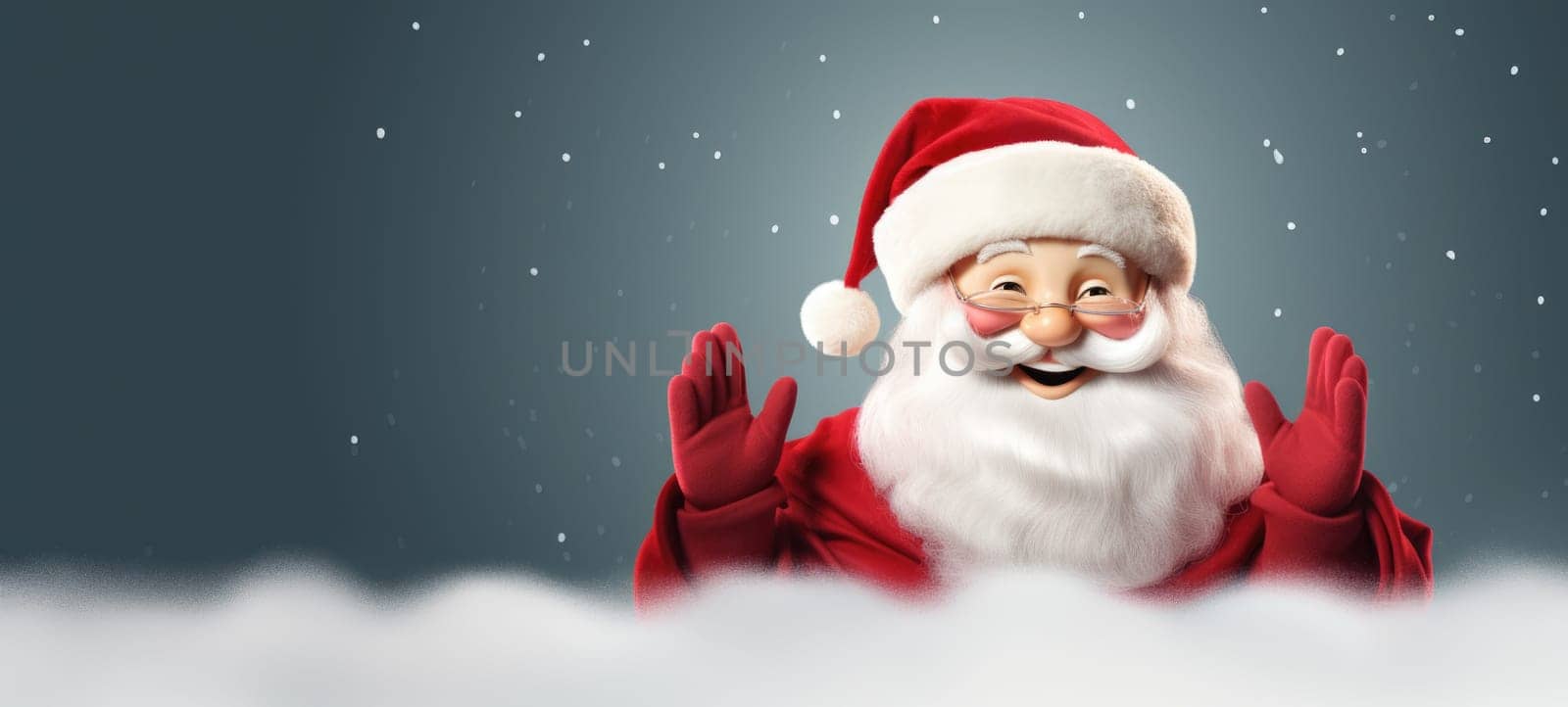 santa claus xmas christmas promoption sale copyspace banner, ai