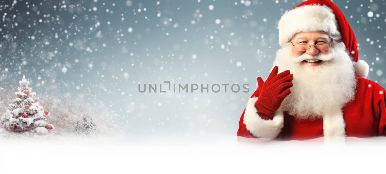 santa claus xmas christmas promoption sale copyspace banner, ai