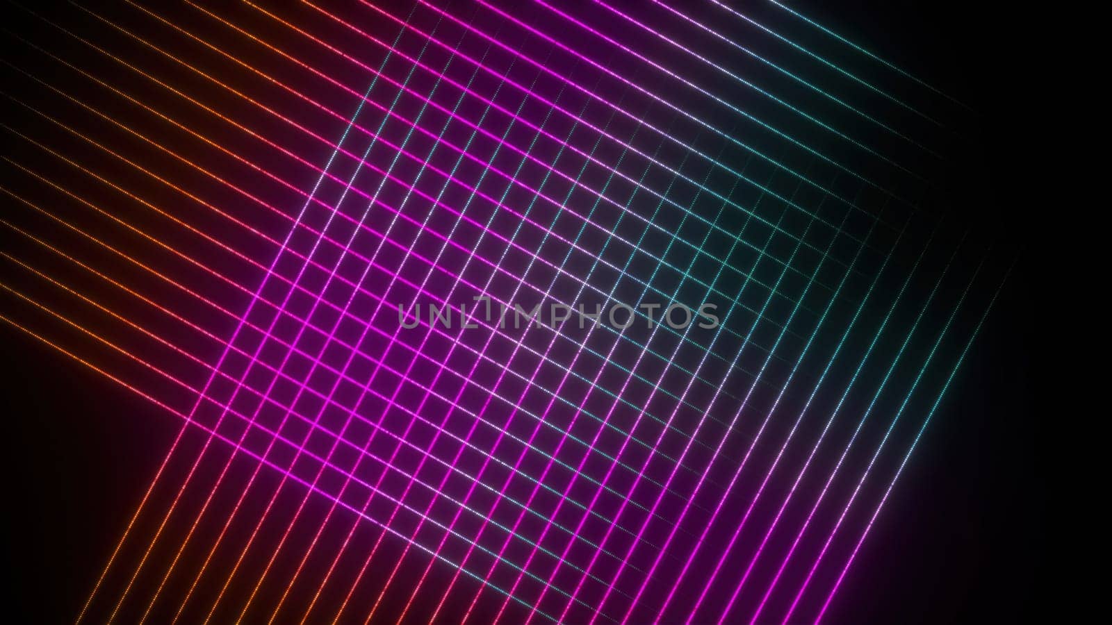 Abstract colorful grid. Computer generated 3d render