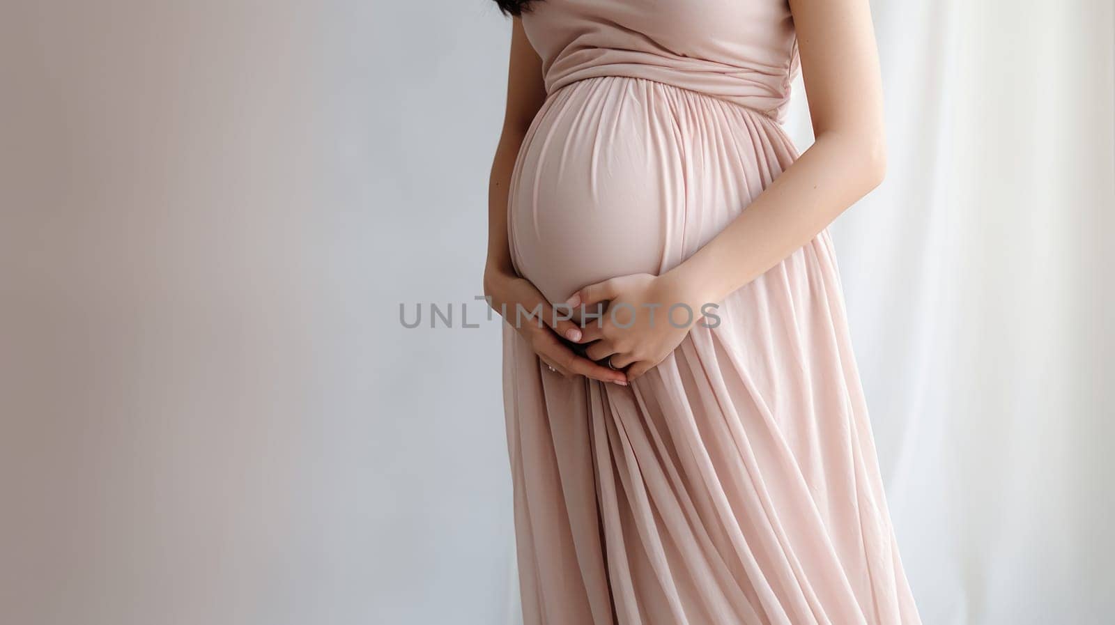 woman pregnant expecting maternity dress mom, ai