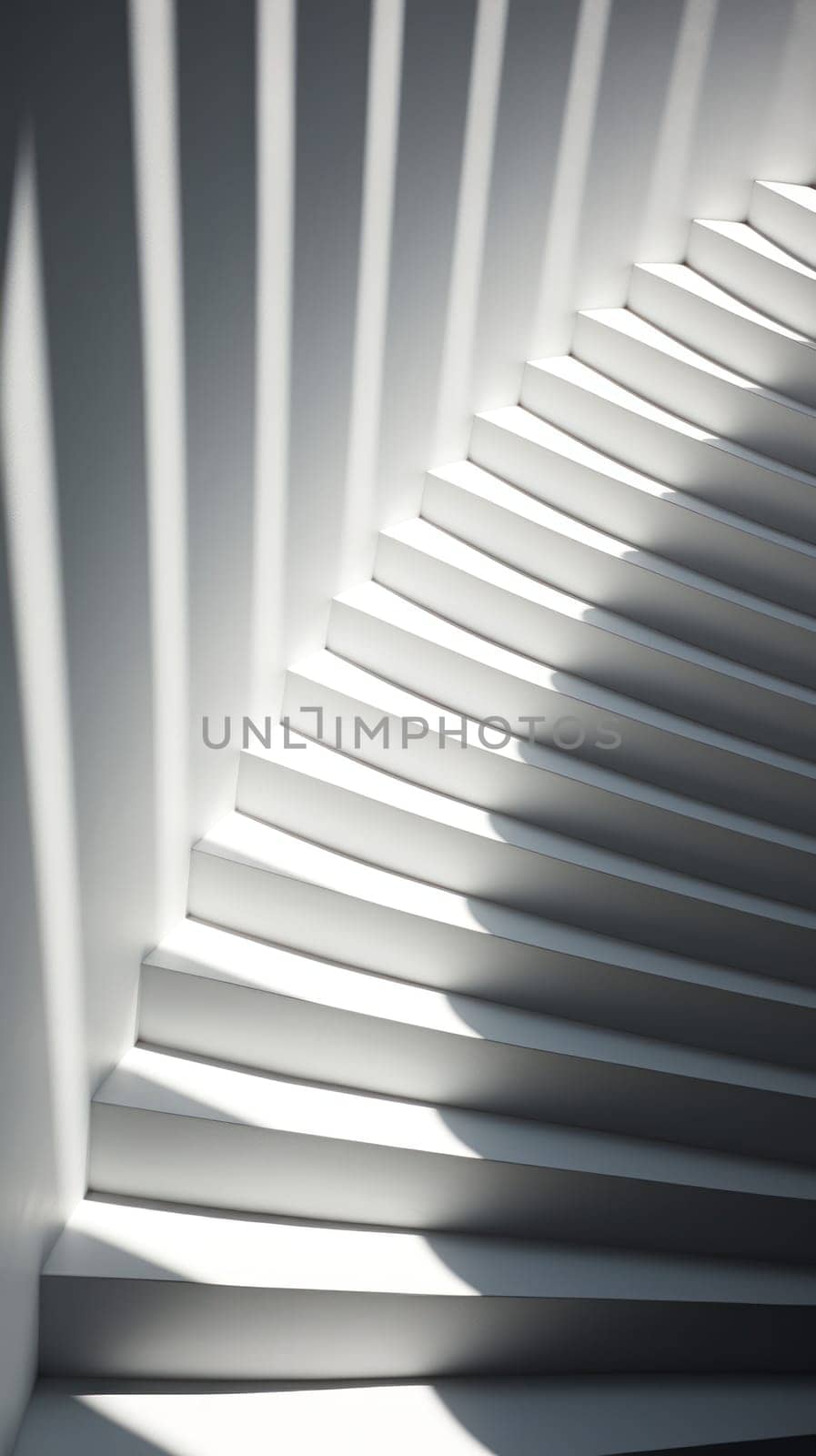 Abstract background with spiral pattern, non-central placement. Generative AI