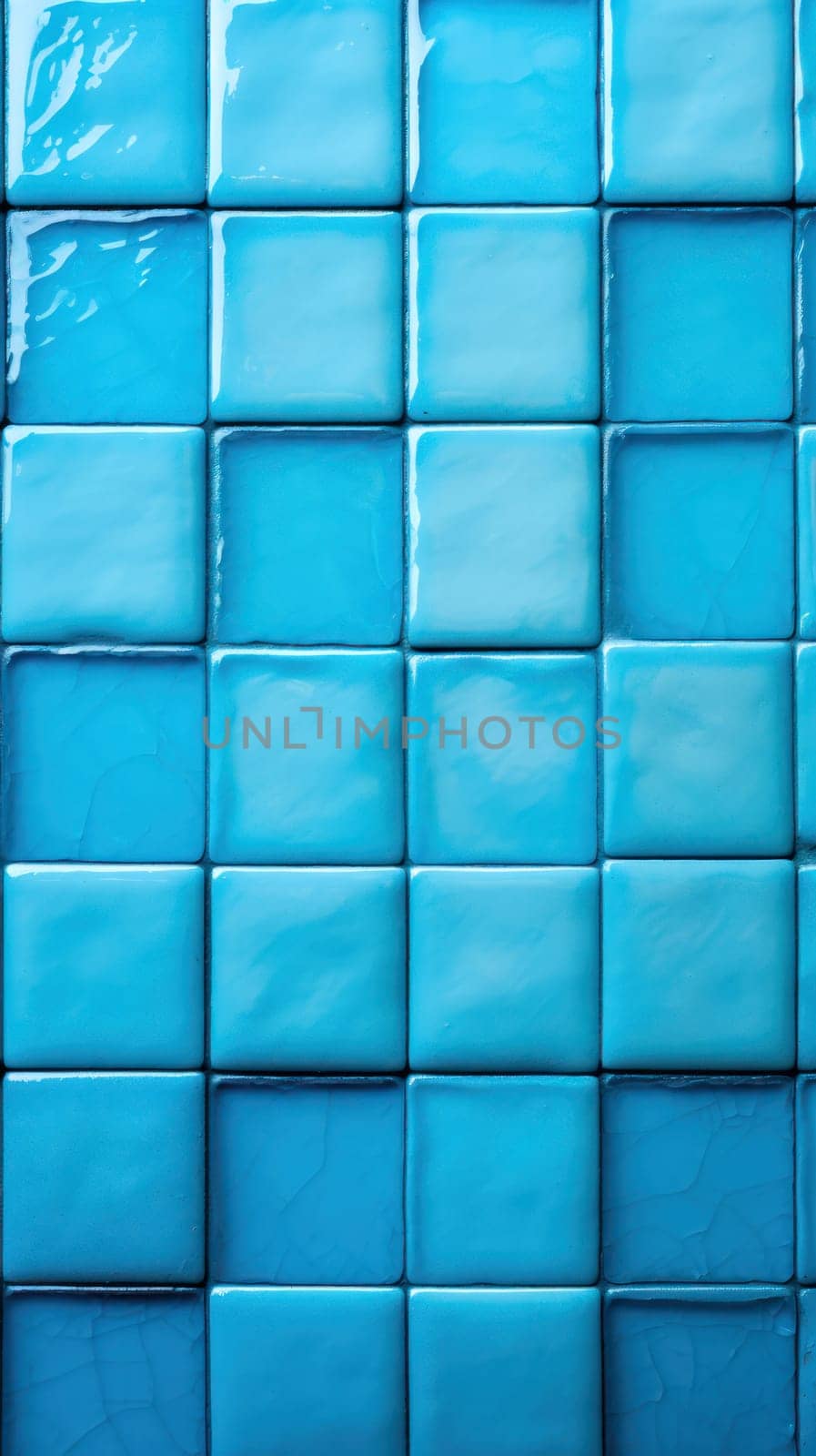 abstract background with blue ceramic tiles .Generative AI