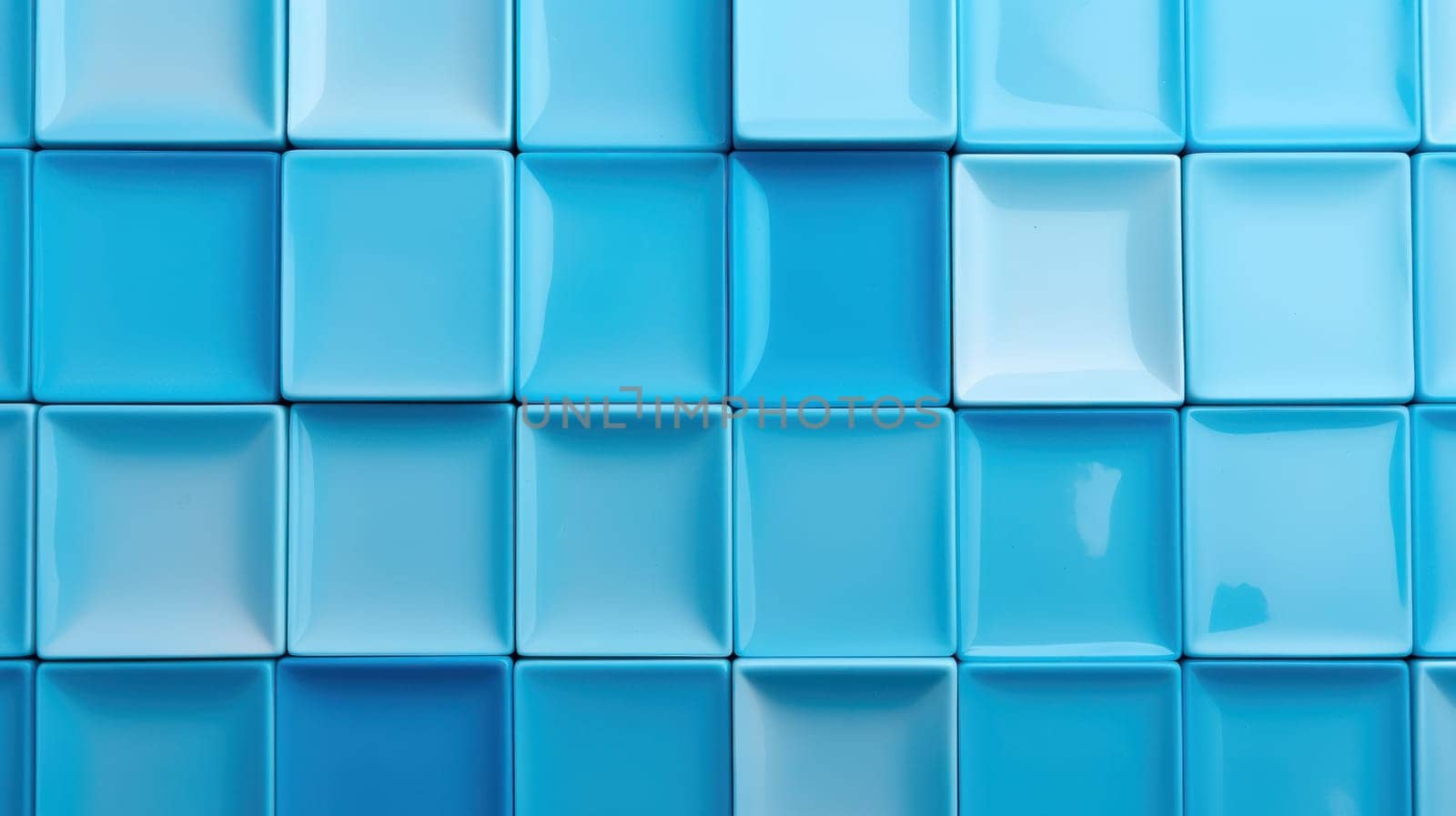 abstract background with blue ceramic tiles .Generative AI