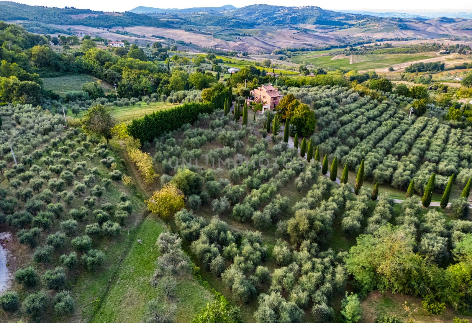 Landscape view of Montepulciano,Tuscany, Italy