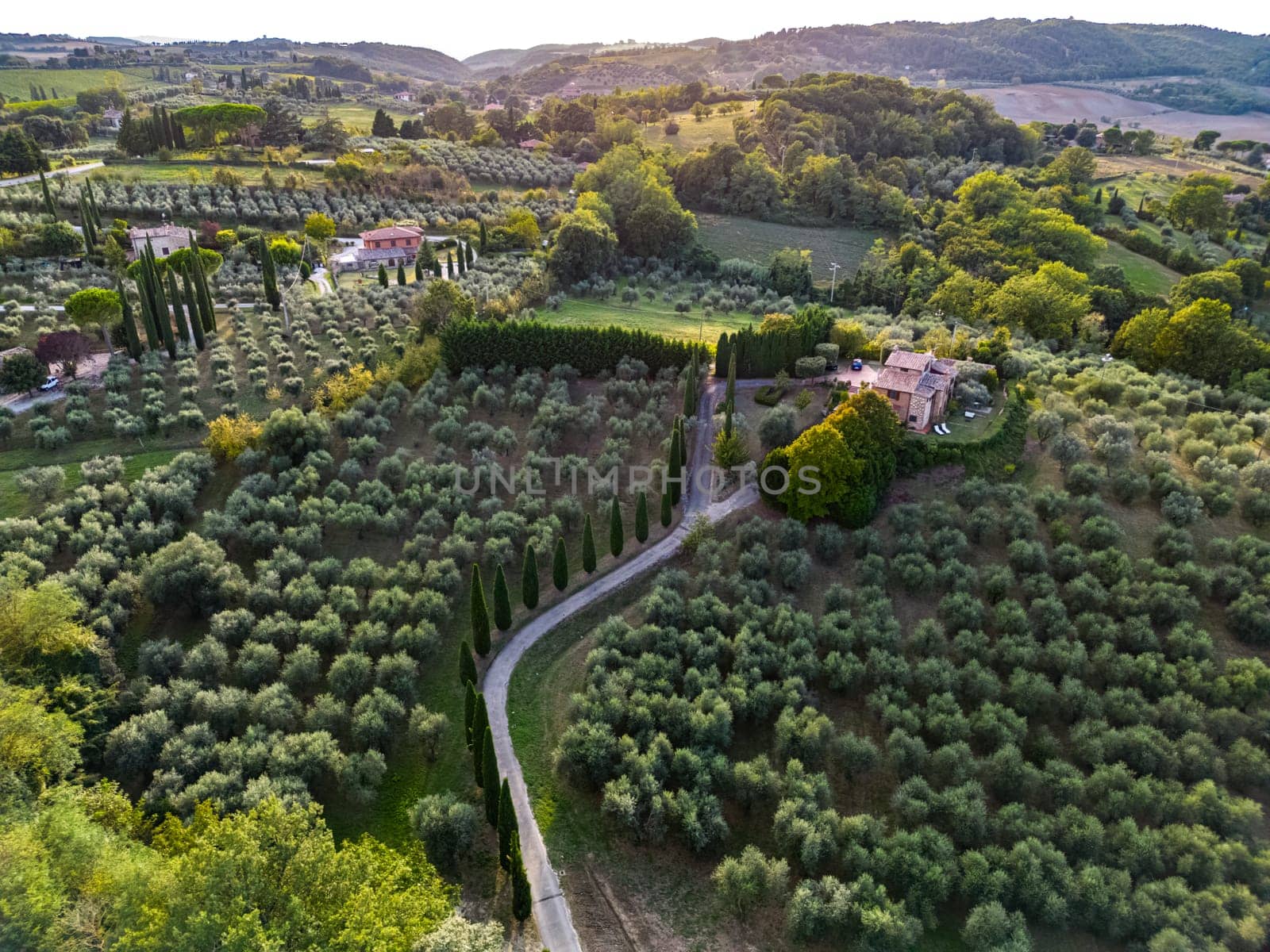 Landscape view of Montepulciano,Tuscany, Italy