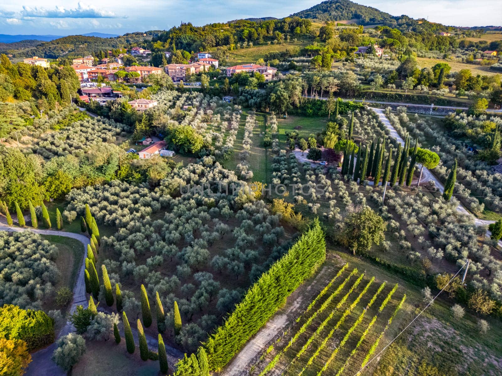 Landscape view of Montepulciano,Tuscany, Italy