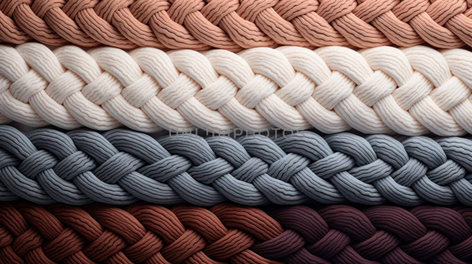Abstract background. Knitted pattern, handmade texture, soft cozy knitted product in pastel colors. background or wallpaper.Generative AI