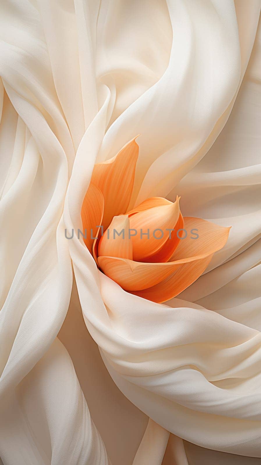 abstract background silky detail of the finest delicate flowing fabric. background or wallpaper.Generative AI