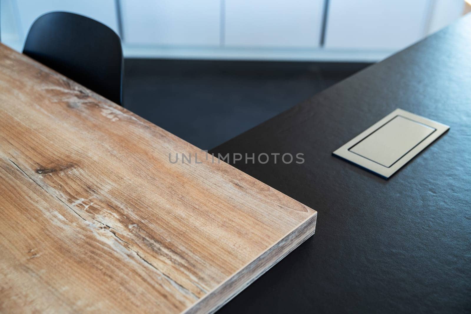 ior design and decoration of a functional, modern kitche