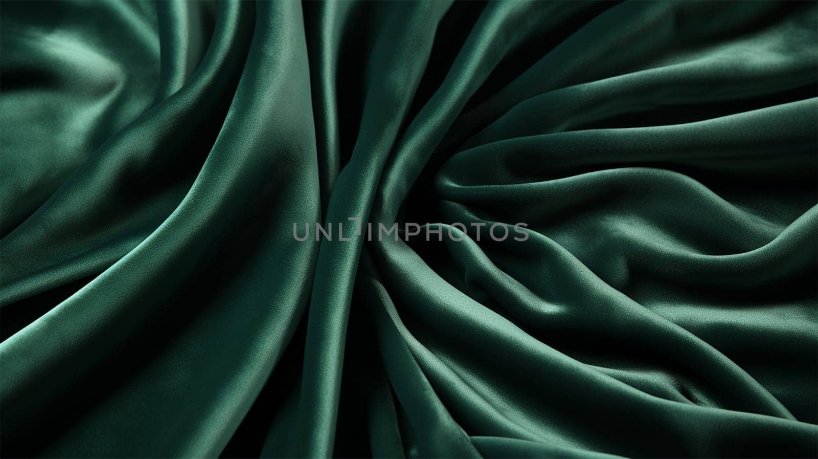 draped Smooth and rich green velour texture. Luxurious velour background pattern.