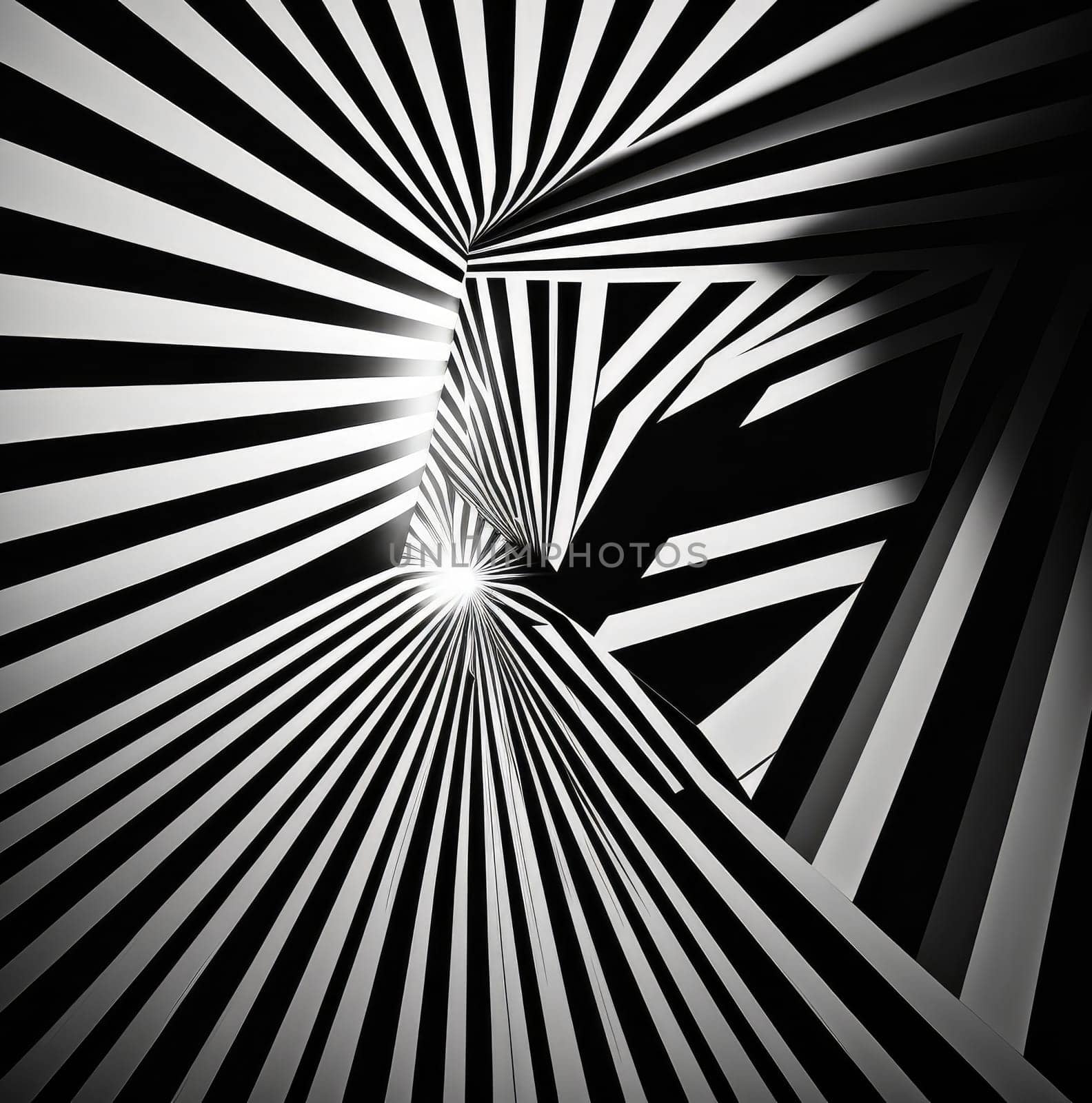 Black and white stripes. Generative AI design