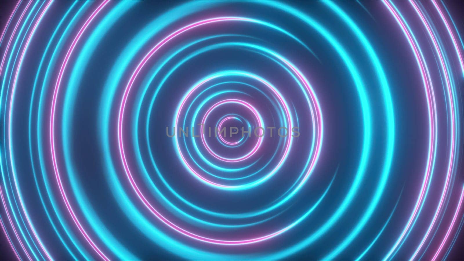 Spiral glow lines. Computer generated 3d render