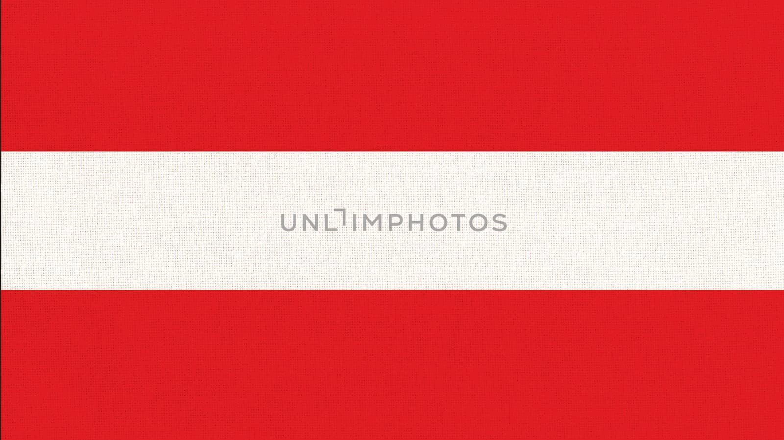 Flag of Austria on fabric surface. Austrian national flag on textured background. Fabric Texture. Republic of Austria. European country