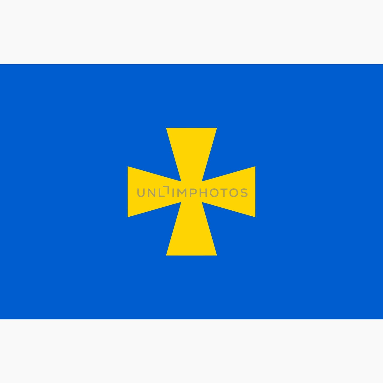 Vector image flag of Poltava region in Ukraine