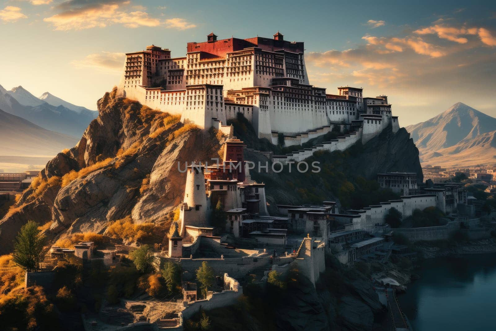 The Potala palace in Lhasa Tibet.