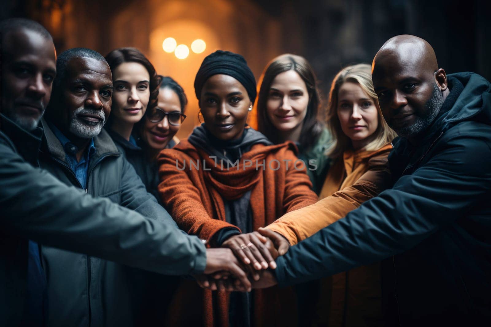 Group of People Team Diversity Smiling Concept