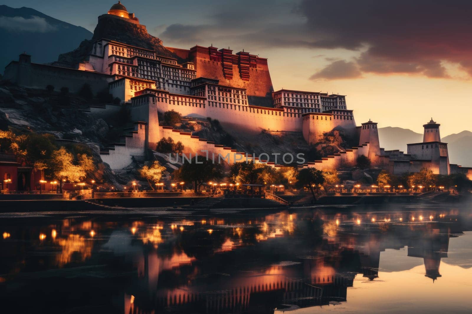 The Potala palace in Lhasa Tibet.