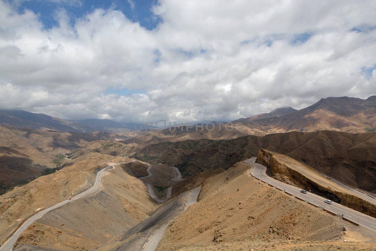 The Tizi n'Tichka, or alto de Tichka, is the highest road pass in North Africa, with 2260 meters of height. it means "difficult mountain pass"". Morocco. Africa"