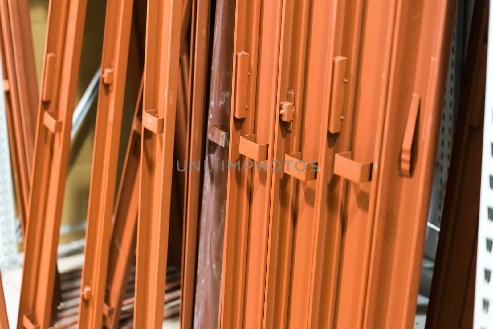 Interior red orange doors for sale in specialized store