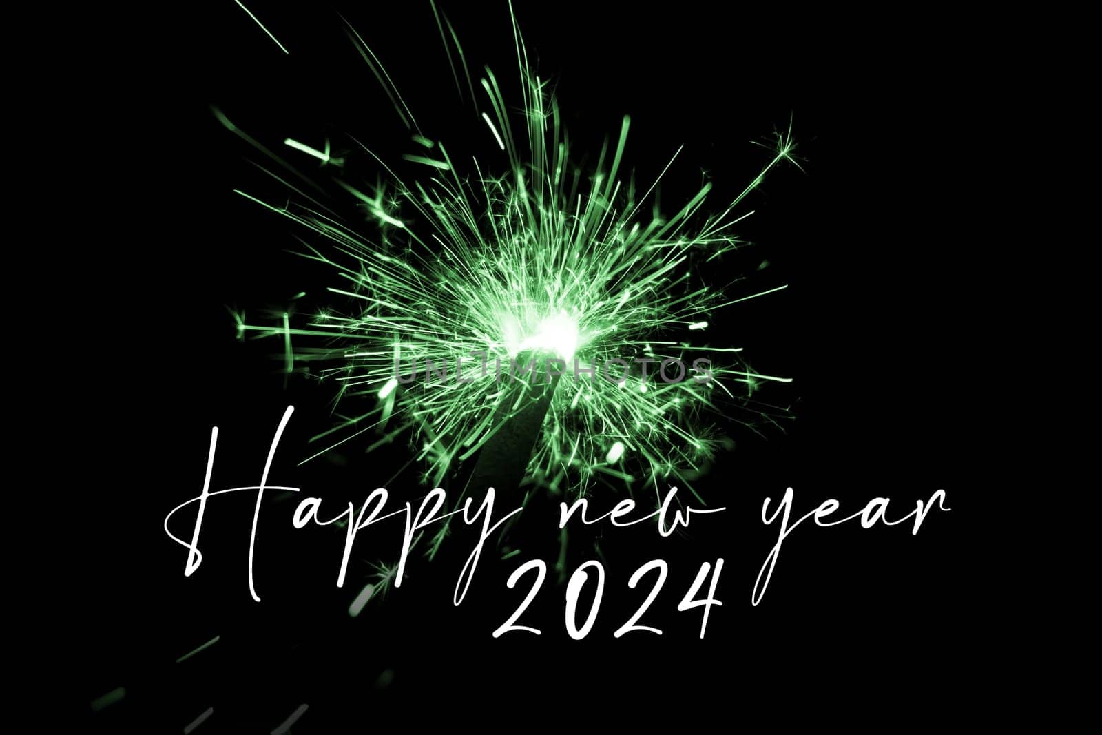 Luxury entertainment celebration turn of the year party time. Premium nightlife visual with glowing light sparks on dark background.
