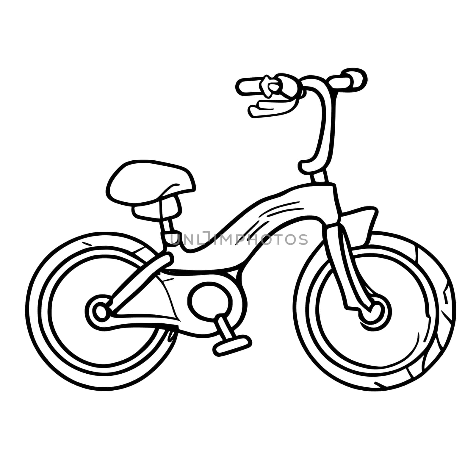 Bicycle Coloring Pages for Kids and Toddlers
