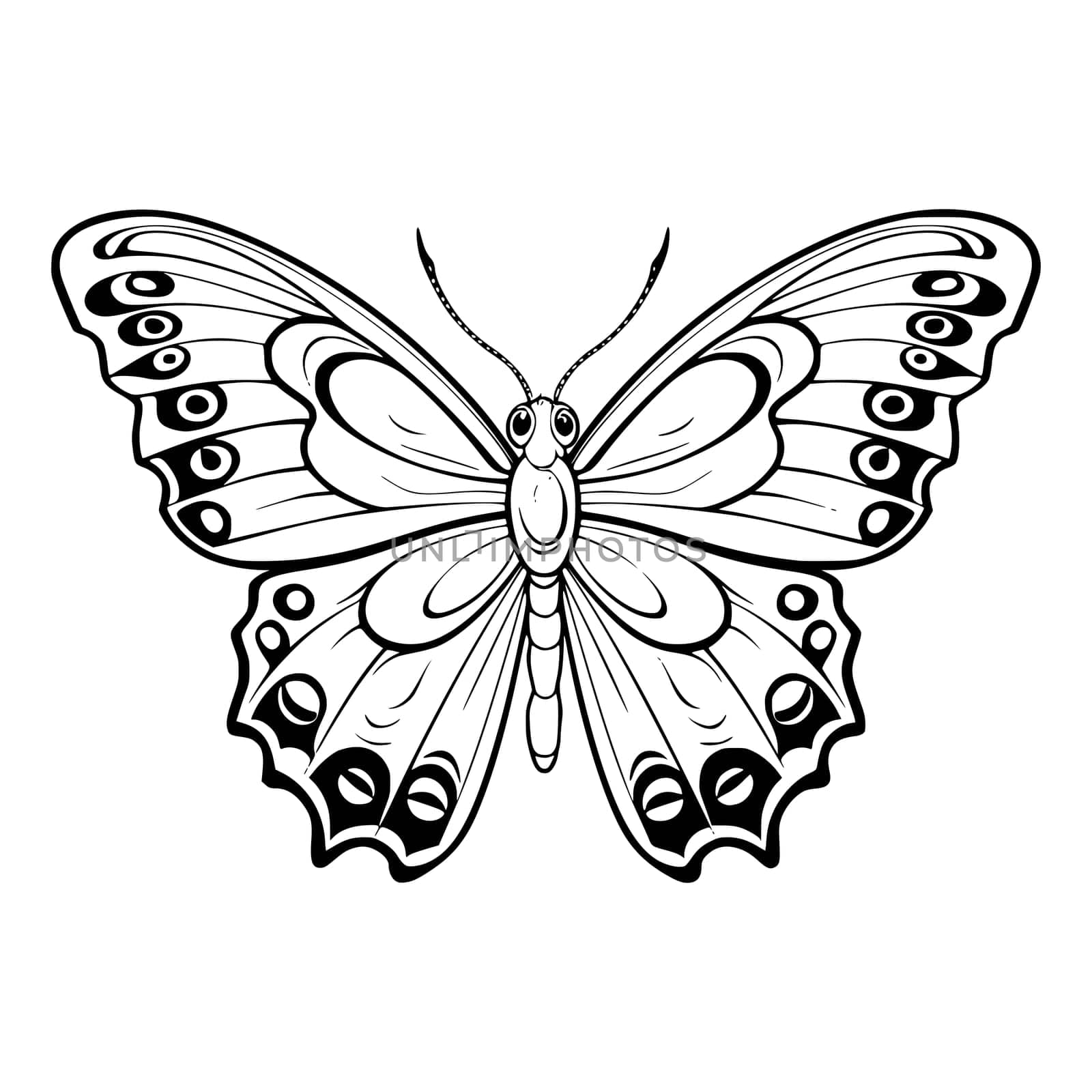 Butterfly Coloring Page for Kids