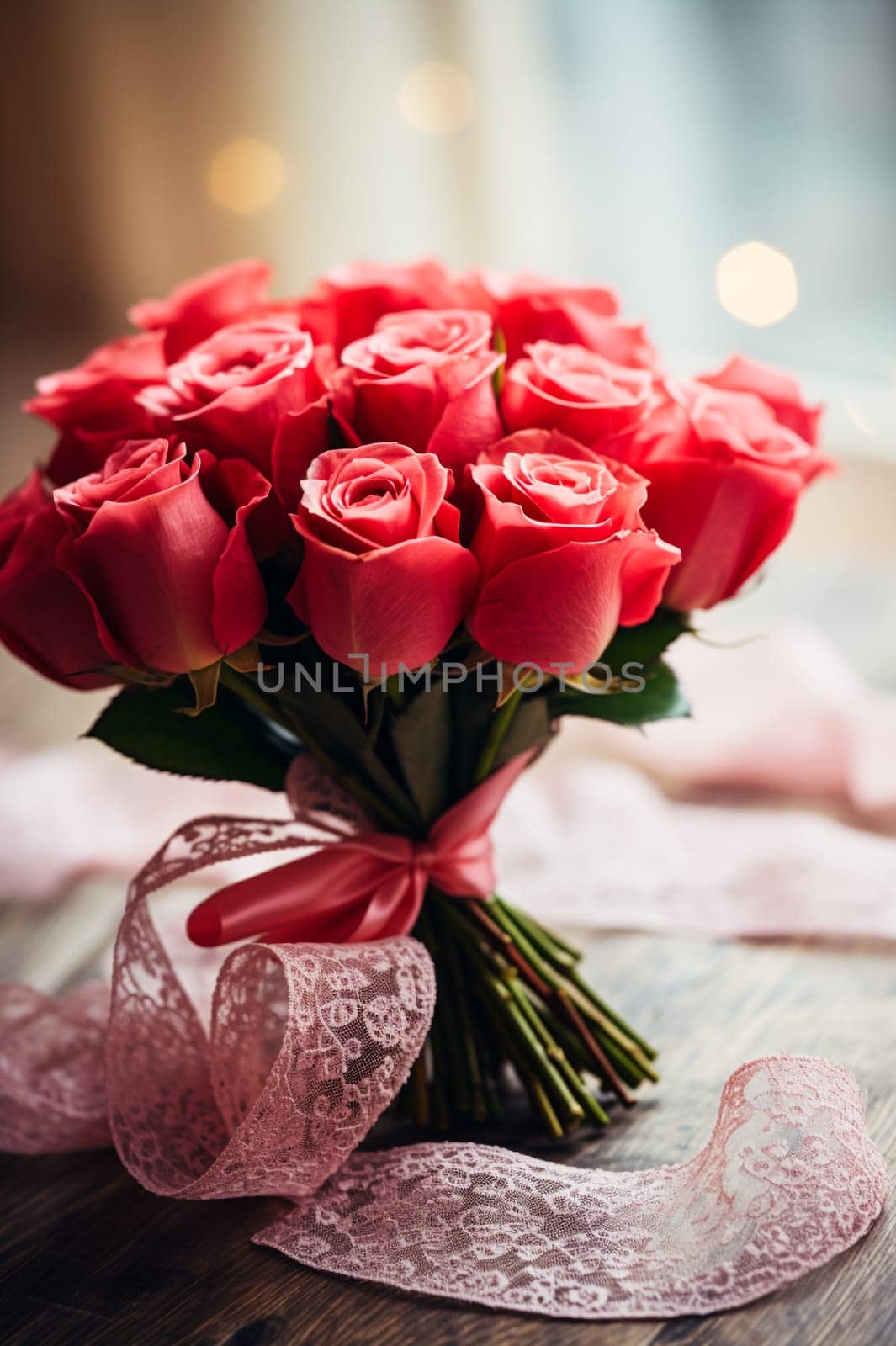 Faith, hope, love and Valentine's Day background. AI generativ.
