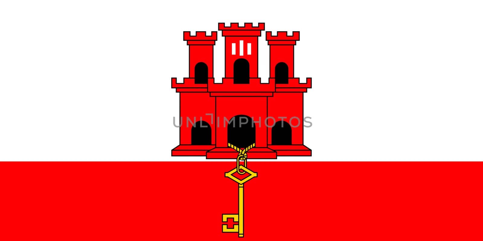 flag of Gibraltar