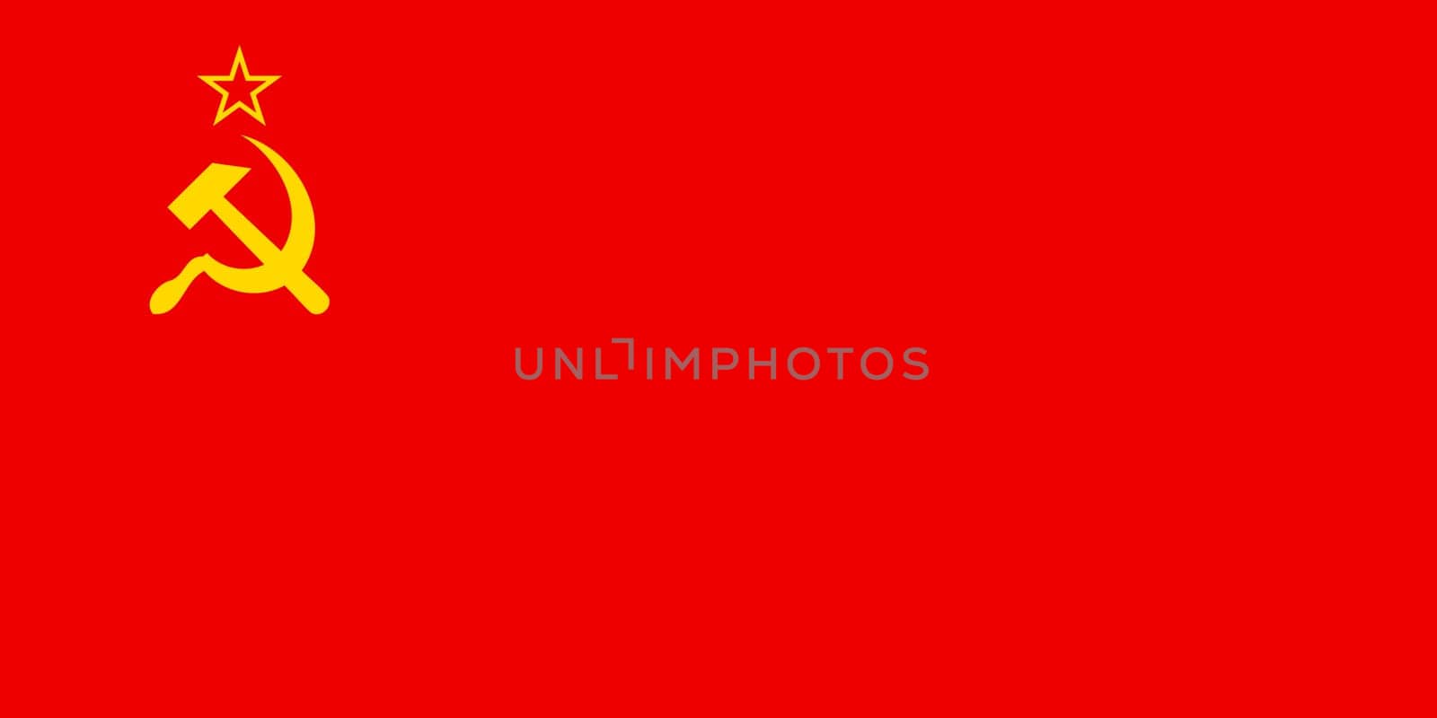 Flag of USSR - Union of Soviet Socialist Republics