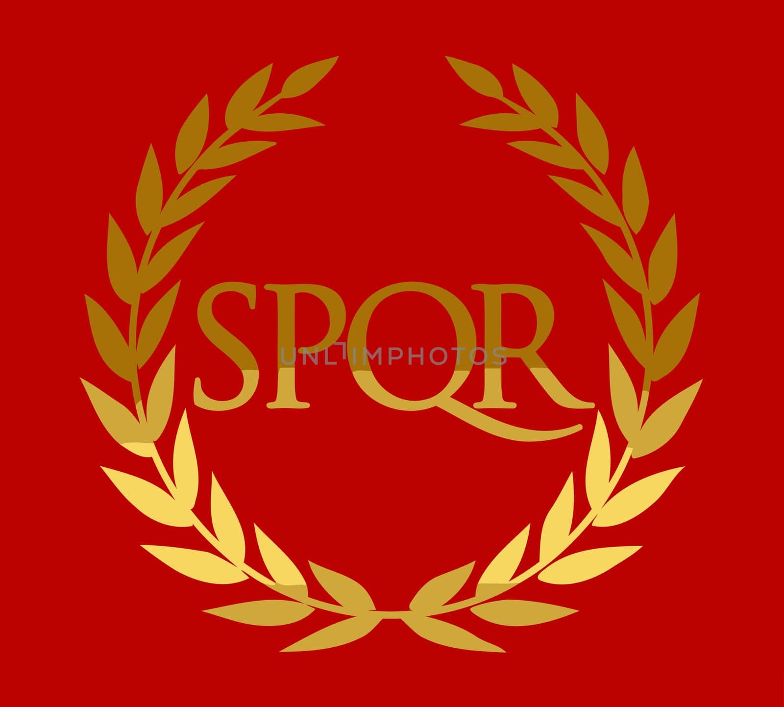 Historical flag of Roman Empire. Vexilloid