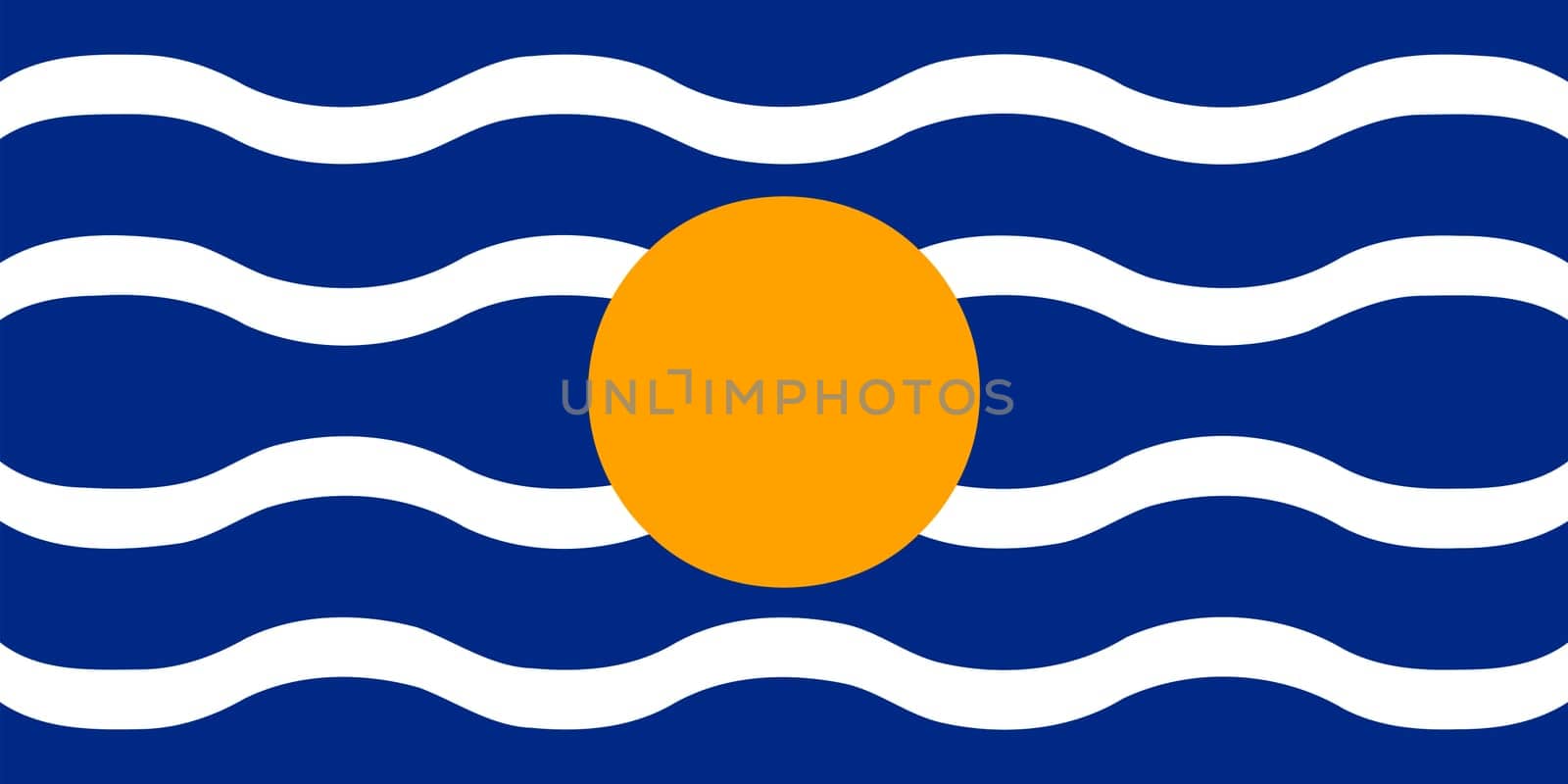 Realistic waving flag of the West Indies Federation (1958-1962) vector background.