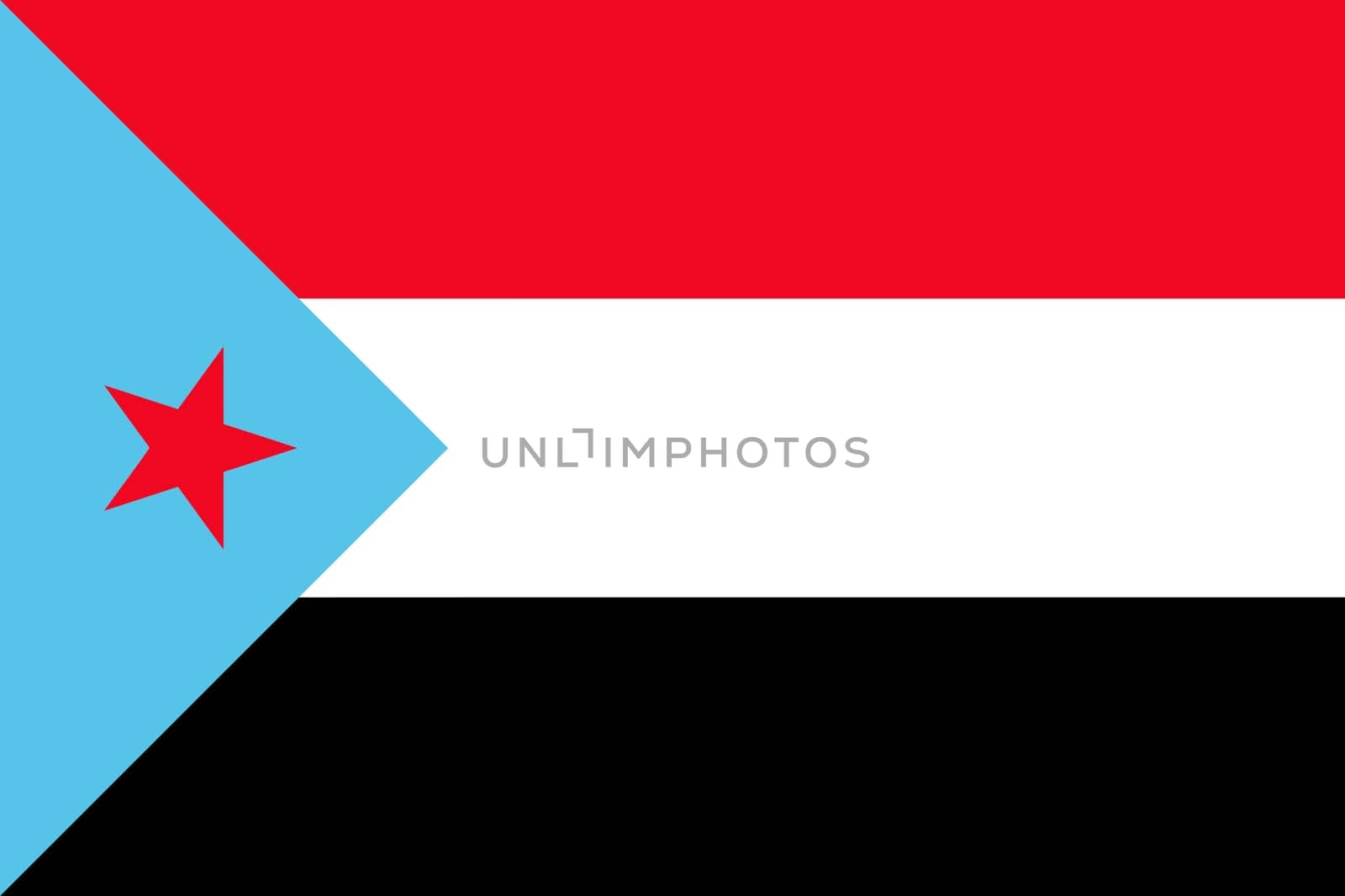 original and simple South Sudan (SABC) flag isolated vector in official colors and Proportion Correctly