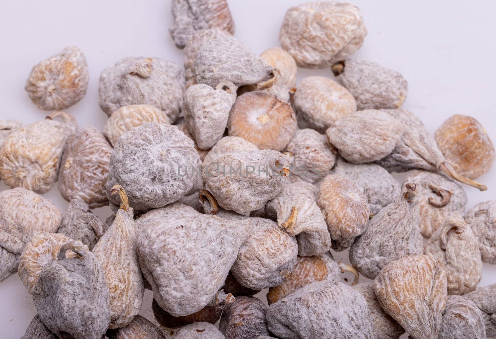 dried figs sprinkled with rice flour. A healthy and nutritious snack and an excellent culinary addition