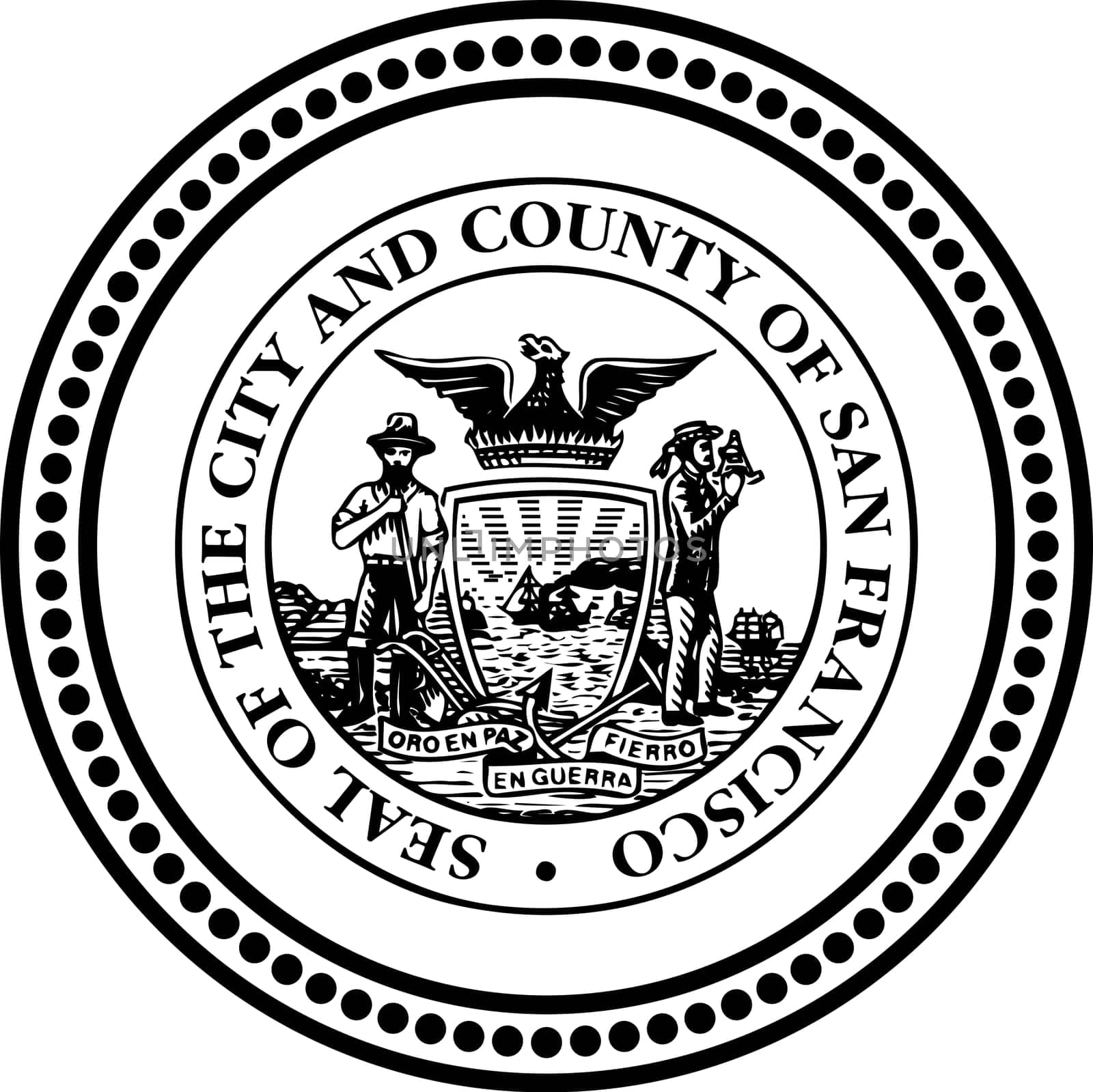 San Francisco California USA Stamp Logo Icon Symbol Design Skyline City.
