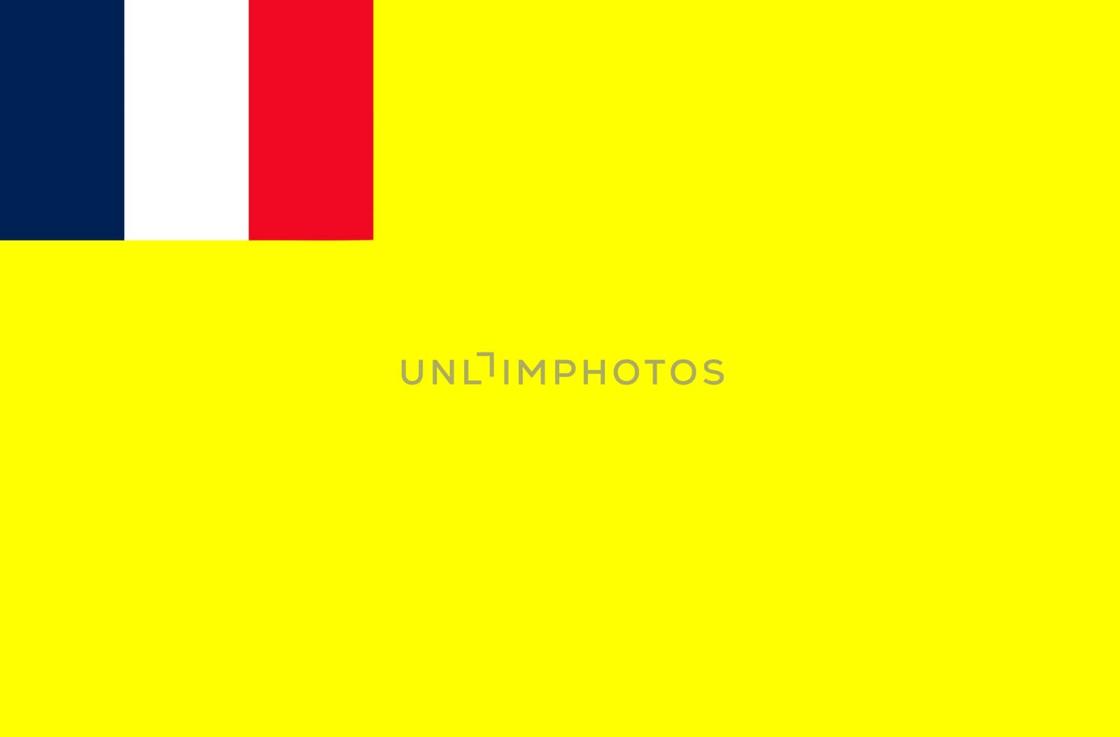 Flag of Colonial Annam illustration