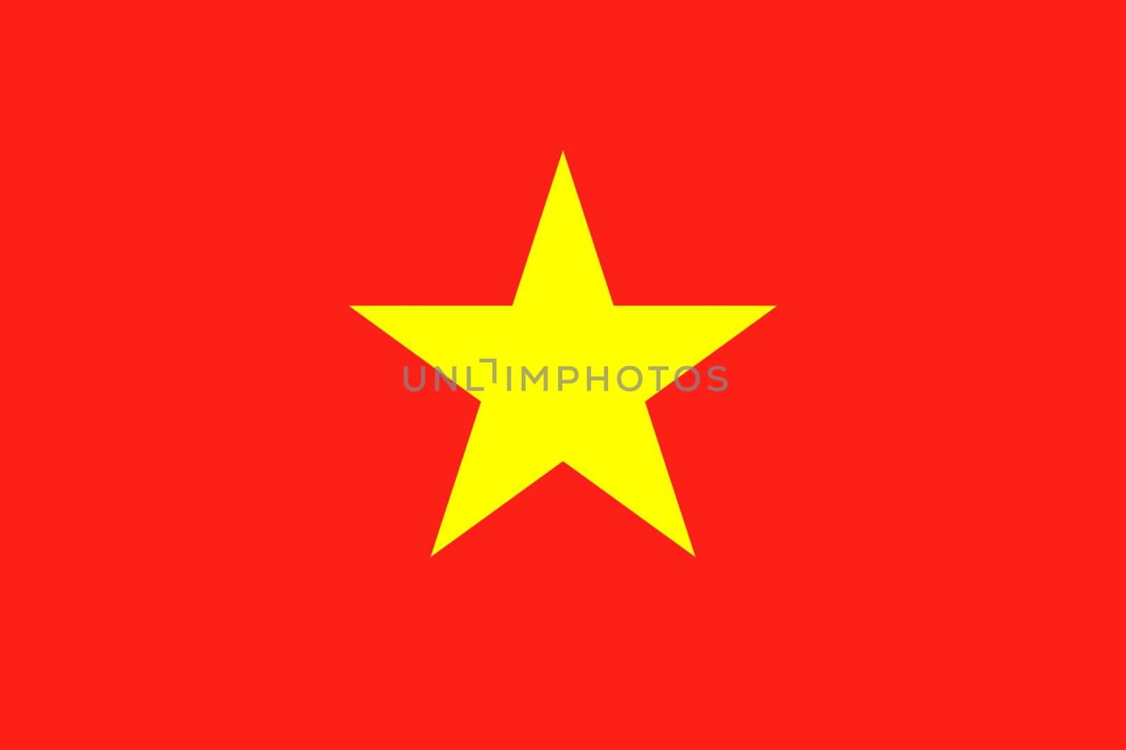 Flag of Vietnam. Vector. Accurate dimensions, elements proportions and colors.