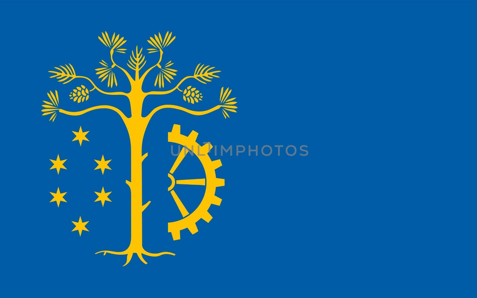 Flag of Stalyovovolsky district