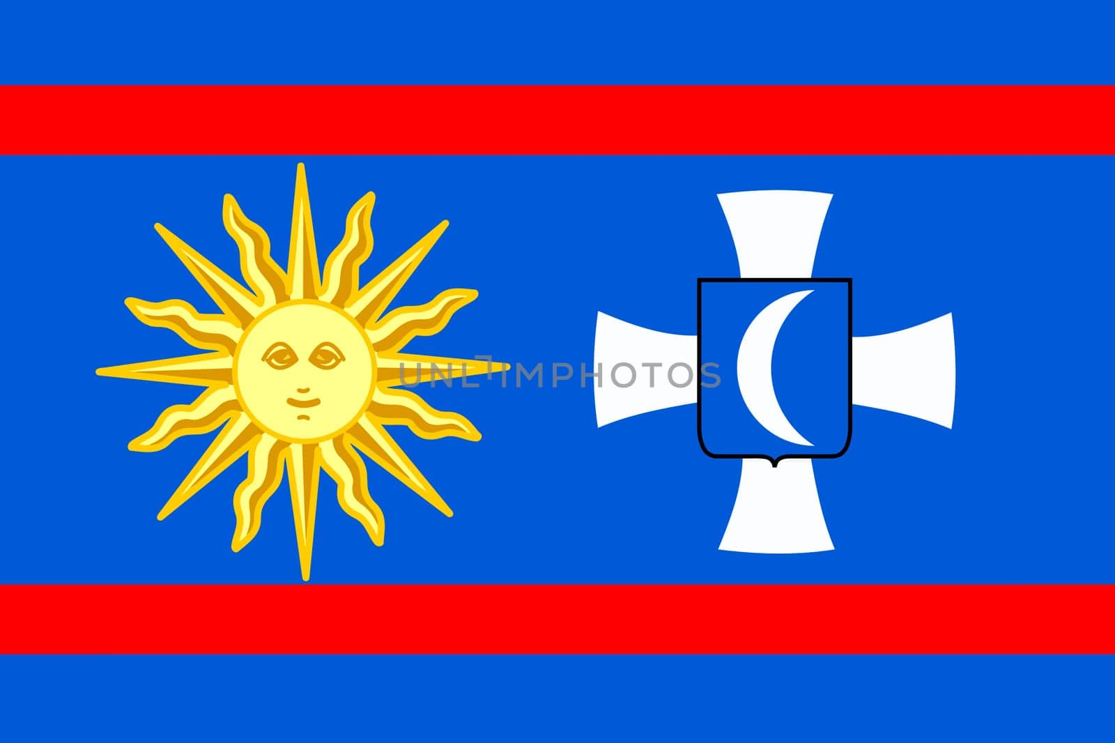 Flag of Ukrainian Region (Oblast) of Vinnytsia