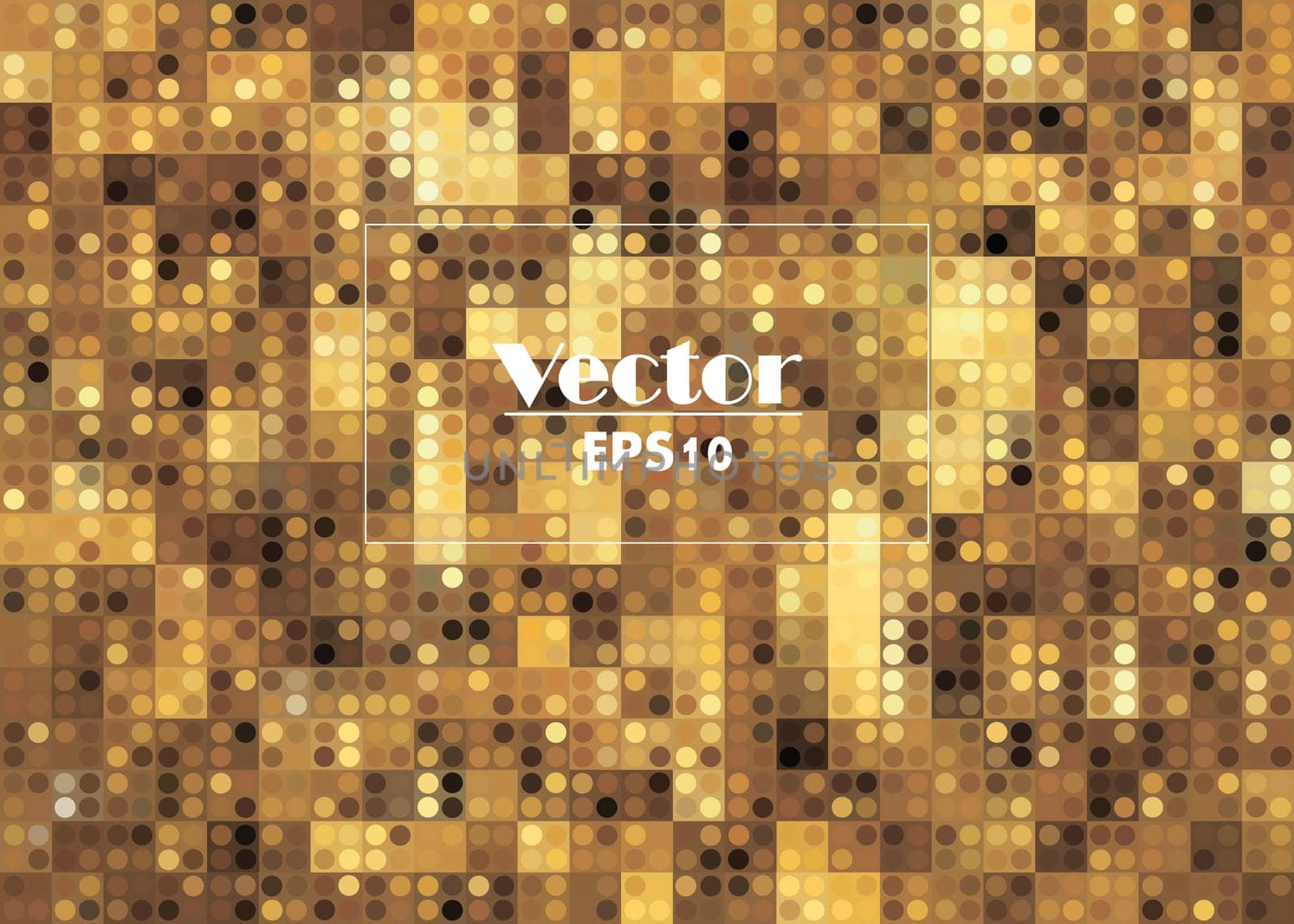 Gold seamless shimmer background with shiny golden and black paillettes. Sparkle glitter techno background. Glittering sequins club screen. Abstract technology background