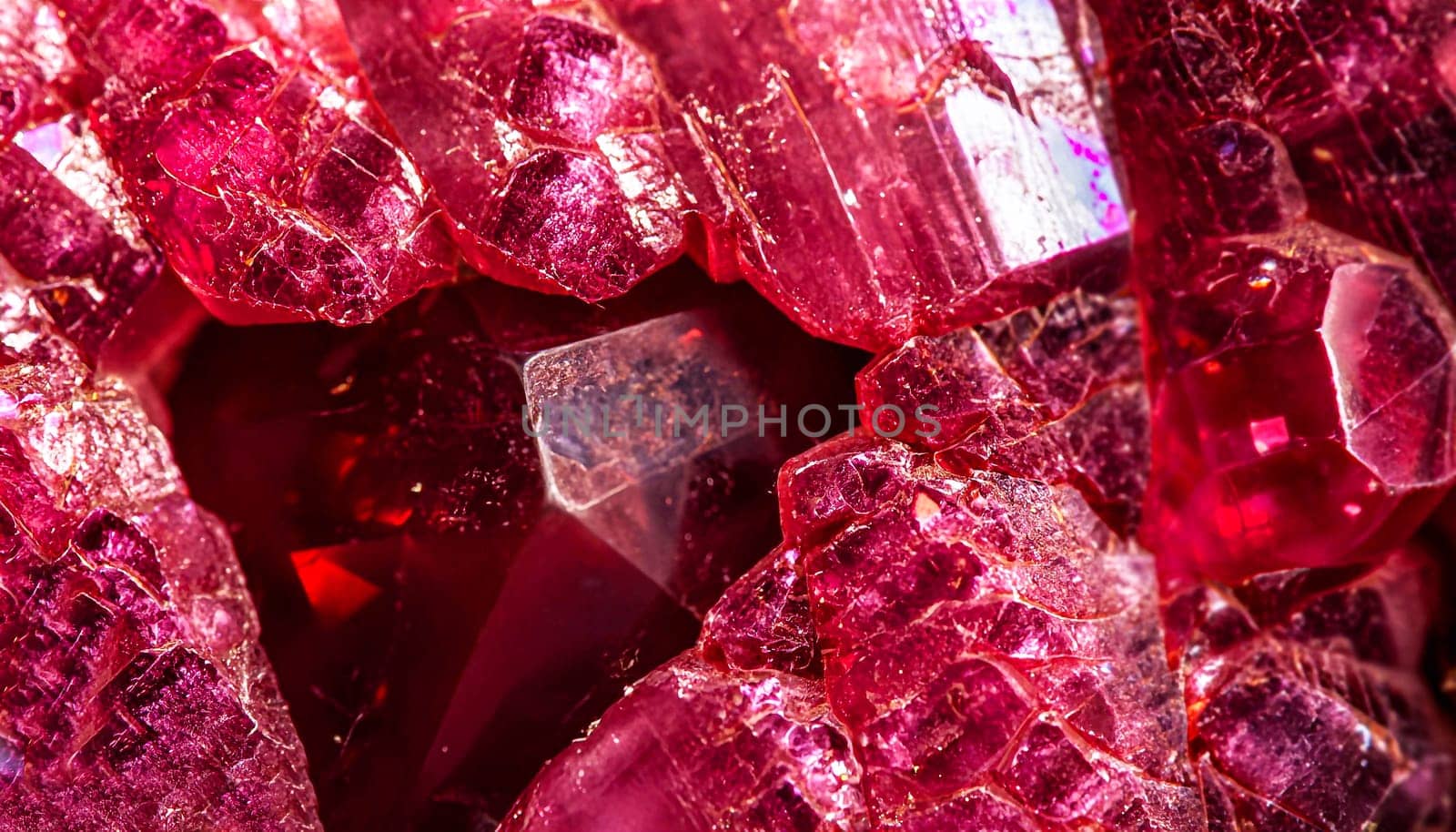 Inside of amathyst quartz geode. aquamarine natural quartz blue gem geological crystals texture background. vertical photo