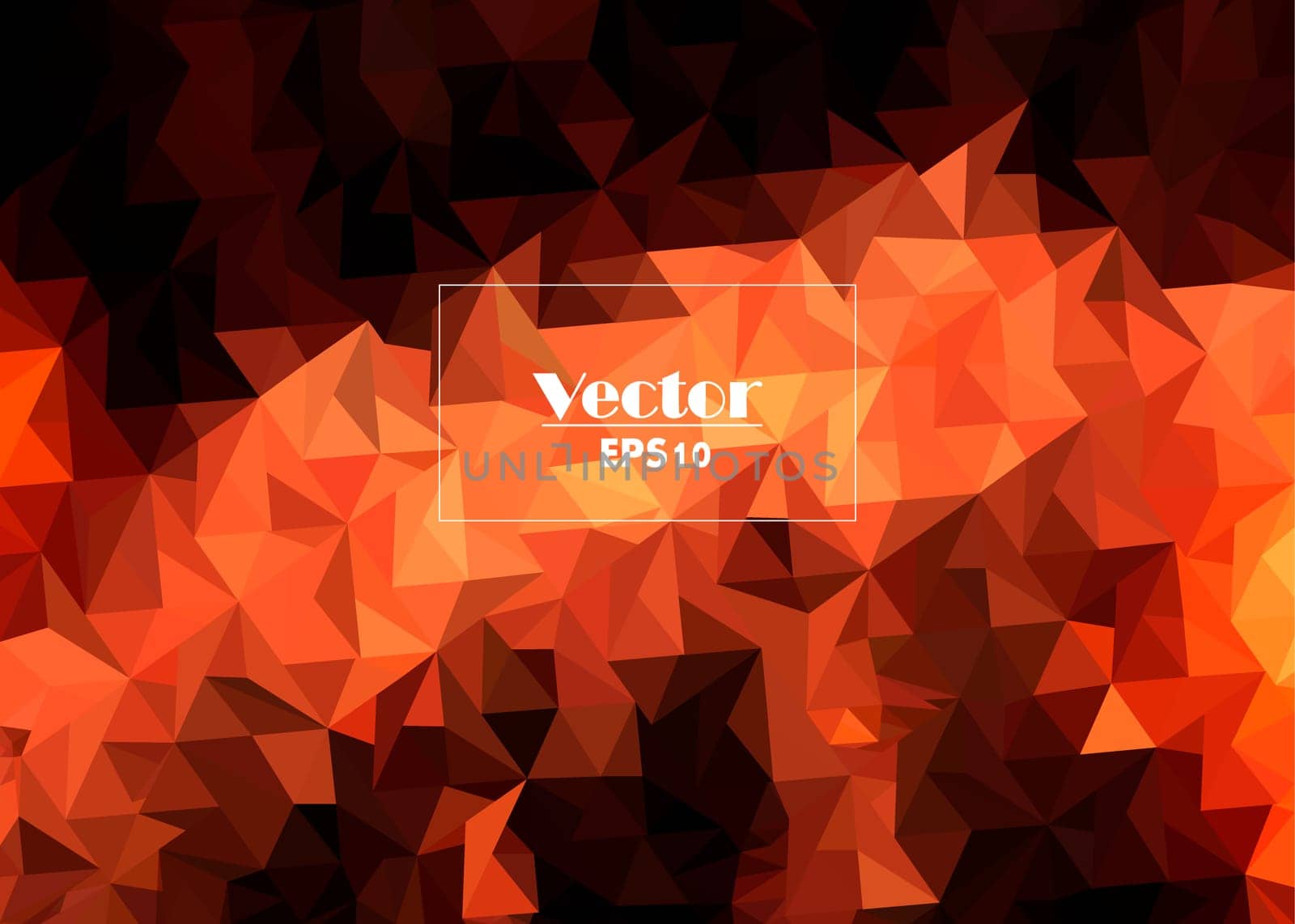 Dark elements of triangles, stains and scratches randomly mixed. As the flame in the dark. Grunge design. Seamless vector abstract pattern. Background for your design.