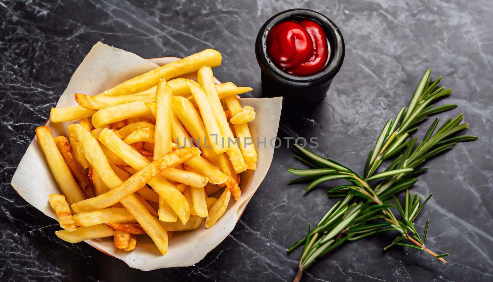 Potato and French fries photos for restaurant and cafe menu. Food photography