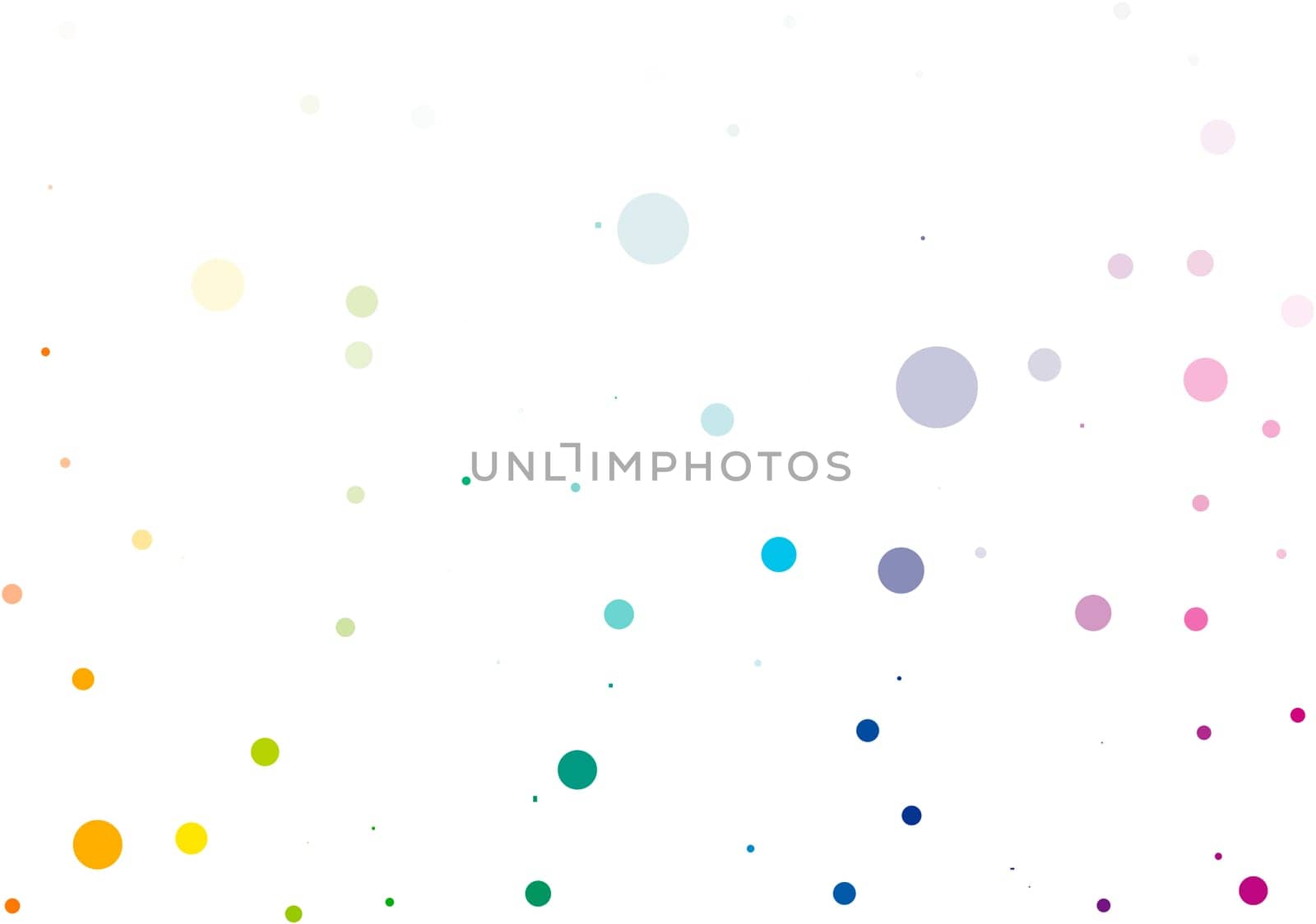 vector pastel seamless pattern of colored circles. Ideal for fabric, wrapping paper, for baby apparel, childrens products.