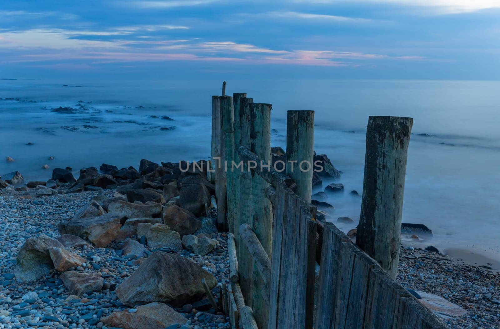 long exposure at the ocean in Cepaes, Esposende, north of Portugal