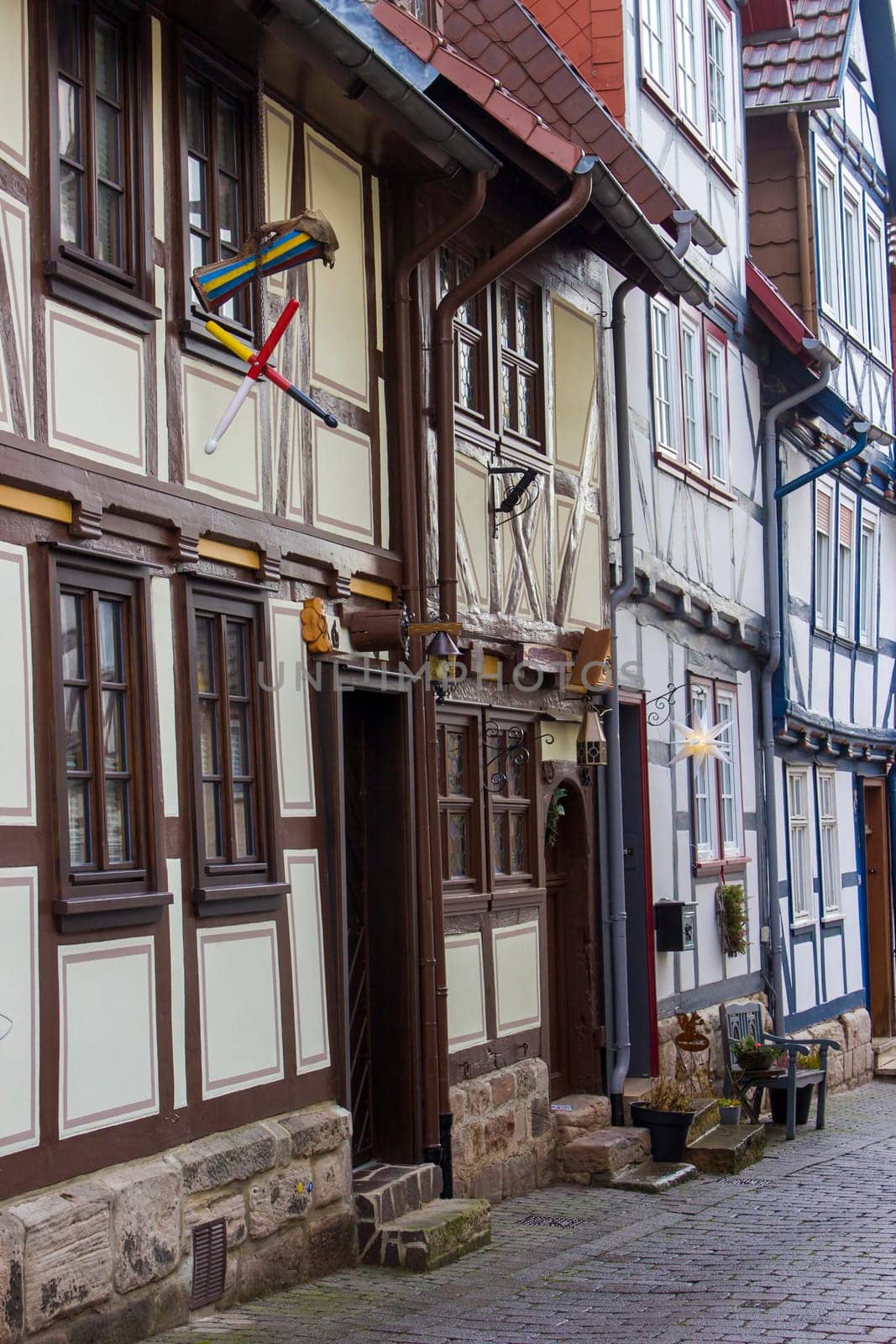 The Town of Bad Sooden-Allendorf in the Werra Valley in Germany, Hessen