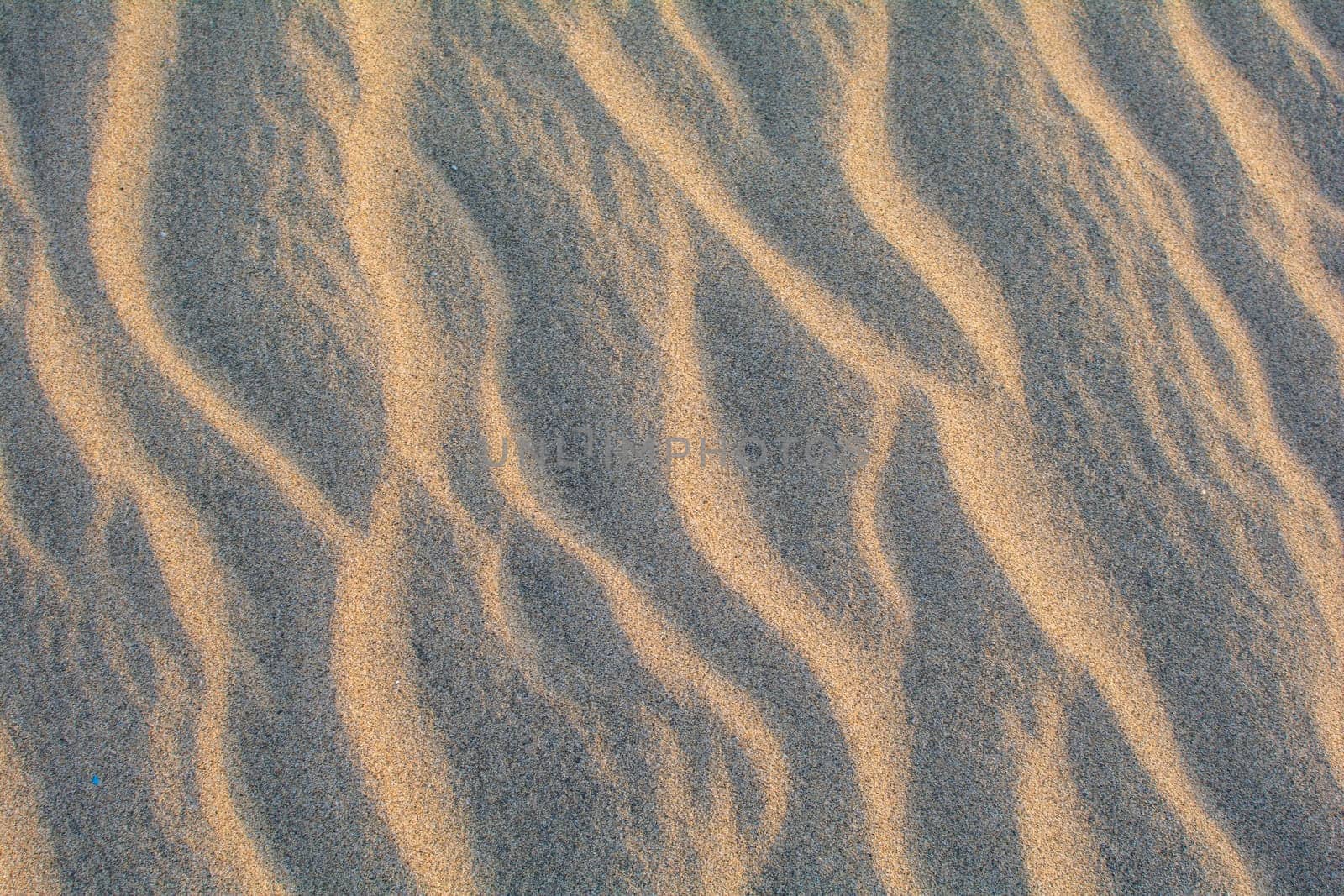 Landscape with sand pattern