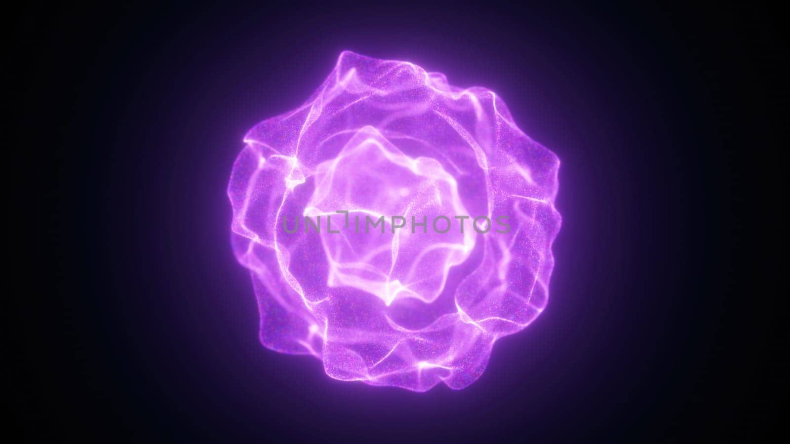 Abstract energy ball. Computer generated 3d render