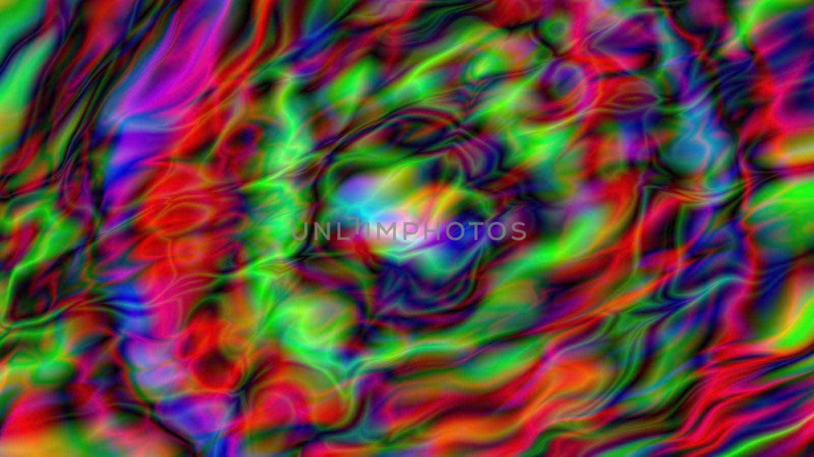 Abstract trippy psychedelic. Computer generated 3d render